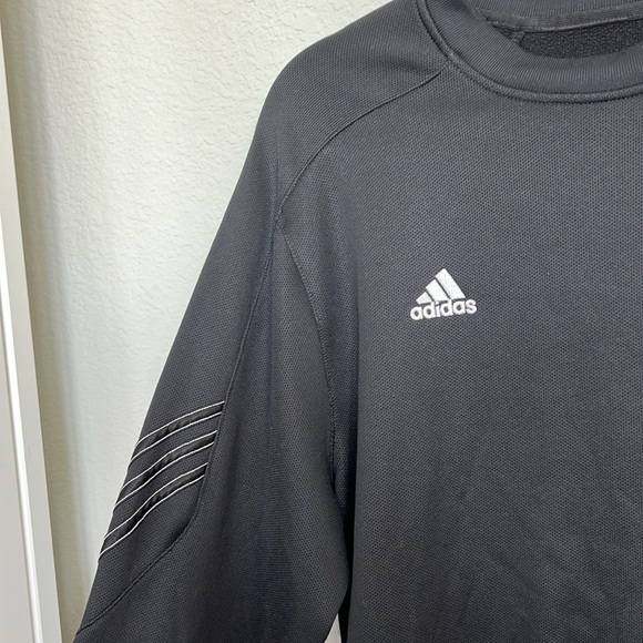 Adidas Texas A&M Black Climawarm Crewneck Sweatshirt - Picture 5 of 6